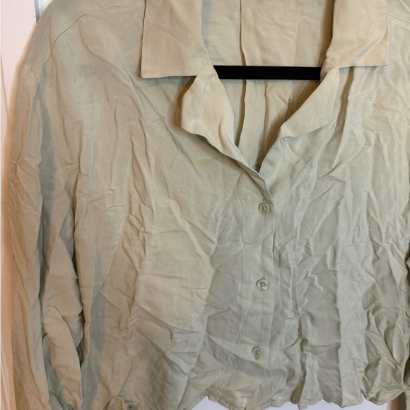Weekday Cool Beige Filippa Blouse - Picture 7 of 9
